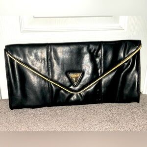 Guess Black and Gold Clutch